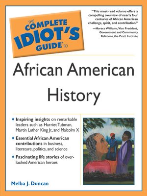 cover image of The Complete Idiot's Guide to African American History
